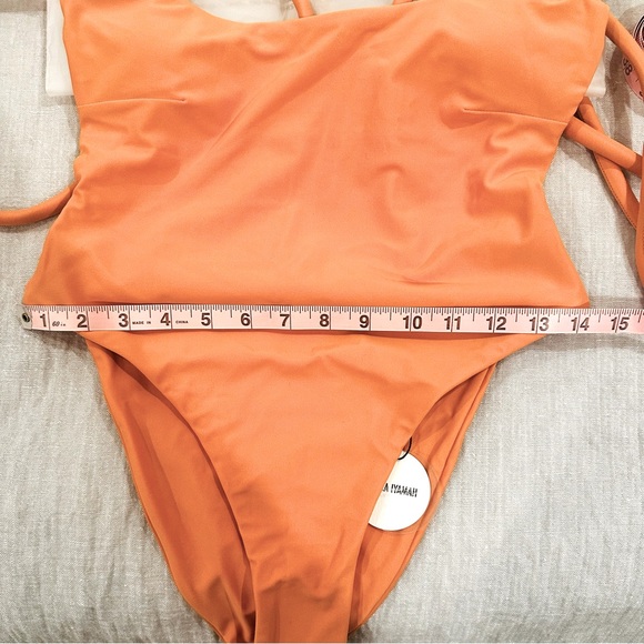 ANDREA IYAMAH | LIMA PEACH ONE PIECE SWIMSUIT, Size S *NWT* - Picture 9 of 11